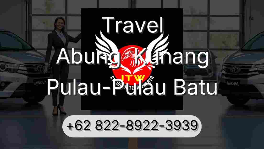 Travel Abung  Kunang Pulau-Pulau Batu