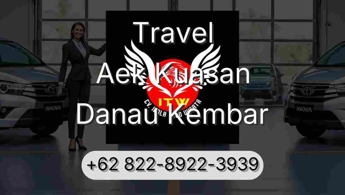 Travel Aek Kuasan Danau Kembar
