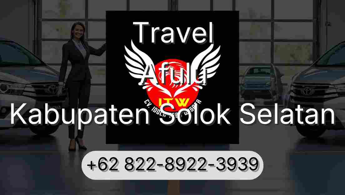 Travel Afulu Kabupaten Solok Selatan