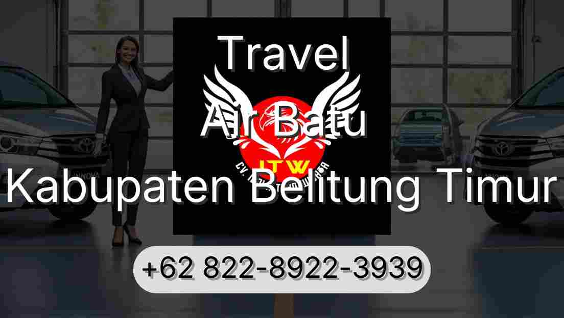 Travel Air Batu Kabupaten Belitung Timur