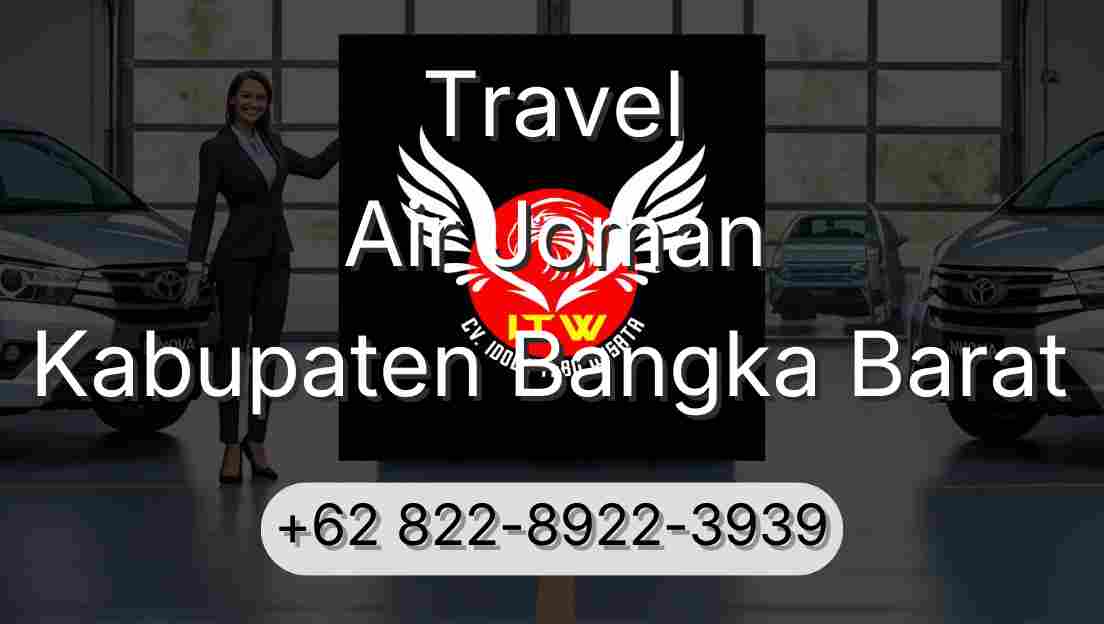 Travel Air Joman Kabupaten Bangka Barat