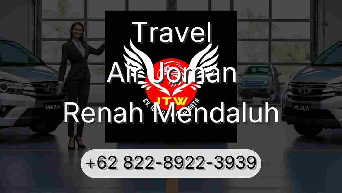 Travel Air Joman Renah Mendaluh