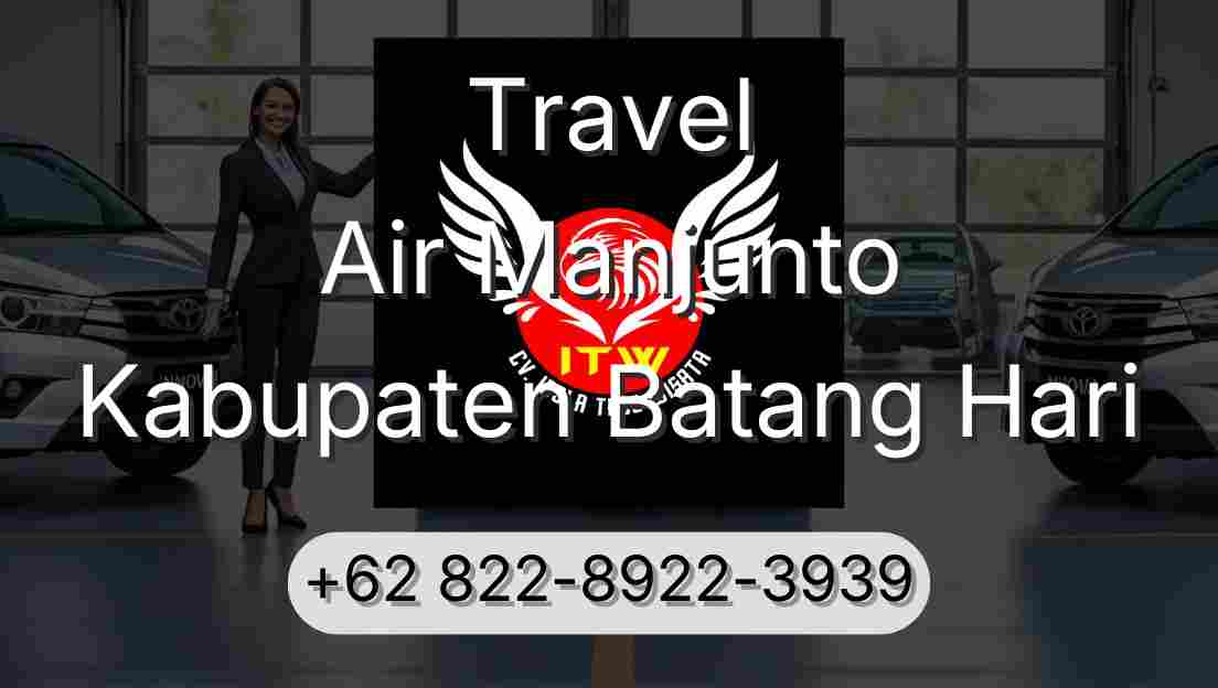 Travel Air Manjunto Kabupaten Batang Hari