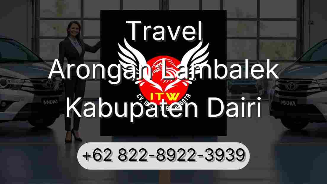 Travel Arongan Lambalek Kabupaten Dairi