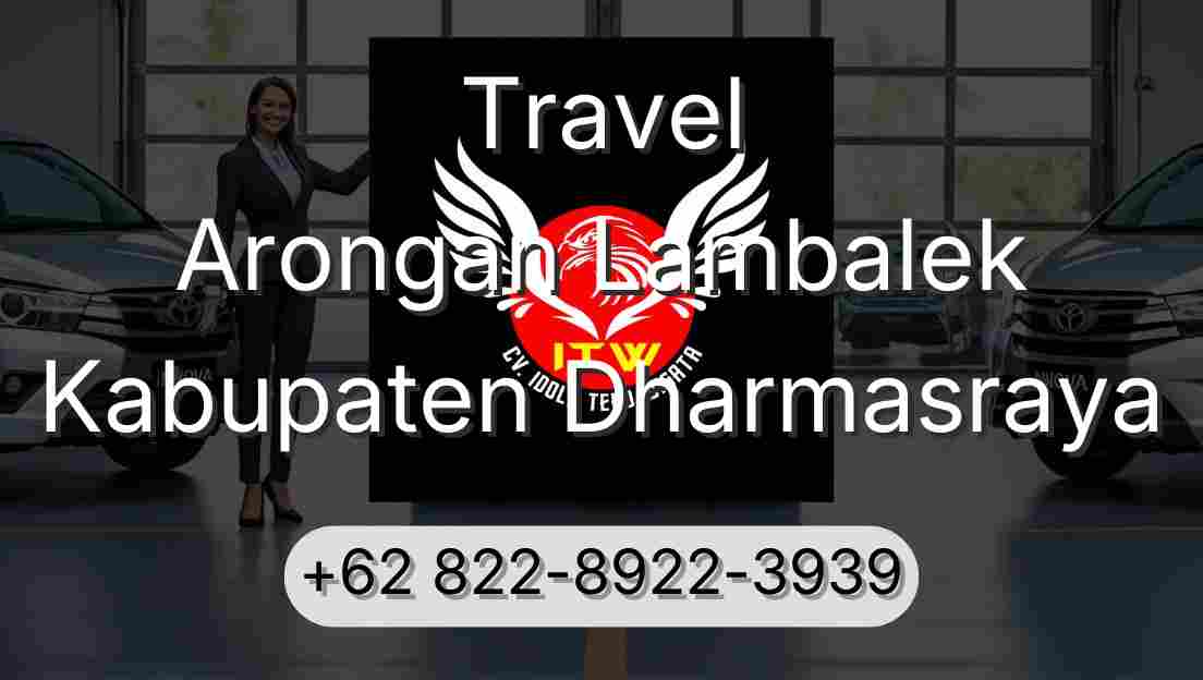 Travel Arongan Lambalek Kabupaten Dharmasraya