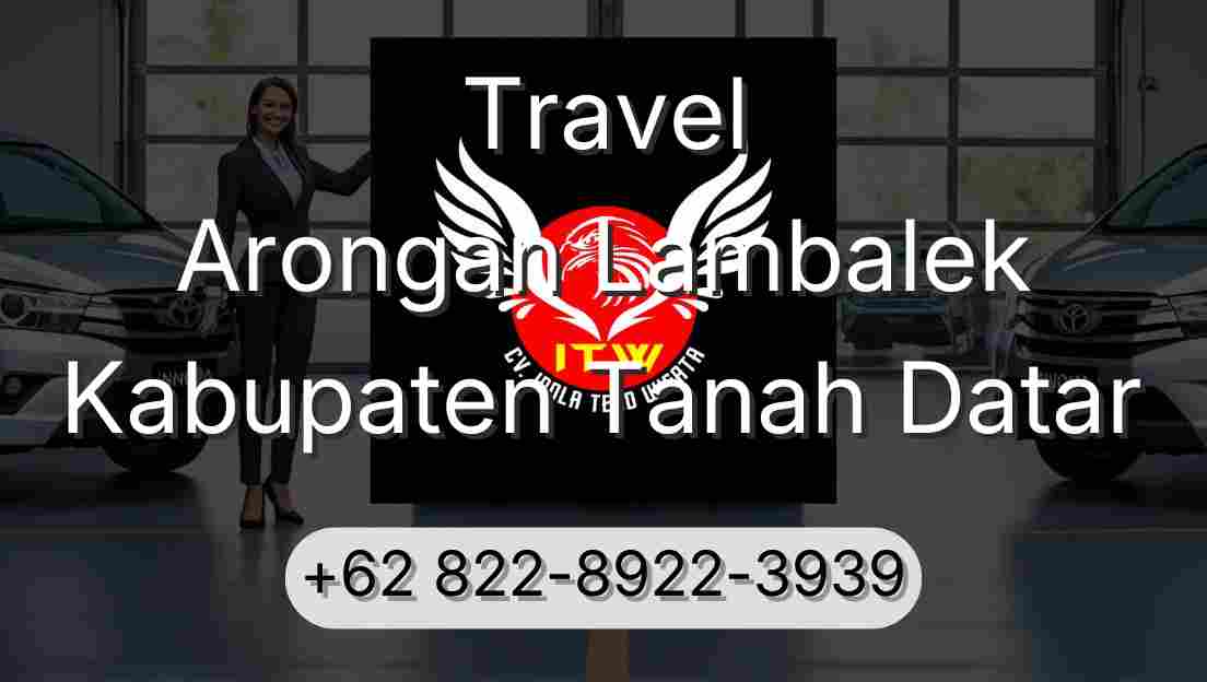 Travel Arongan Lambalek Kabupaten Tanah Datar