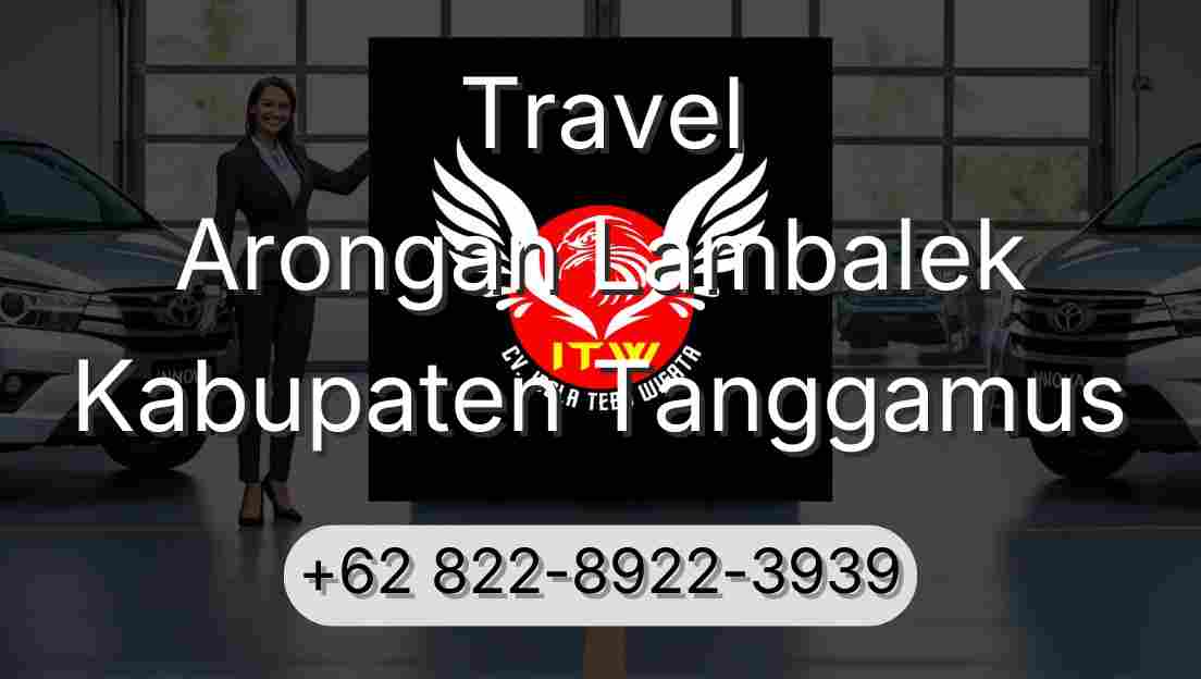 Travel Arongan Lambalek Kabupaten Tanggamus