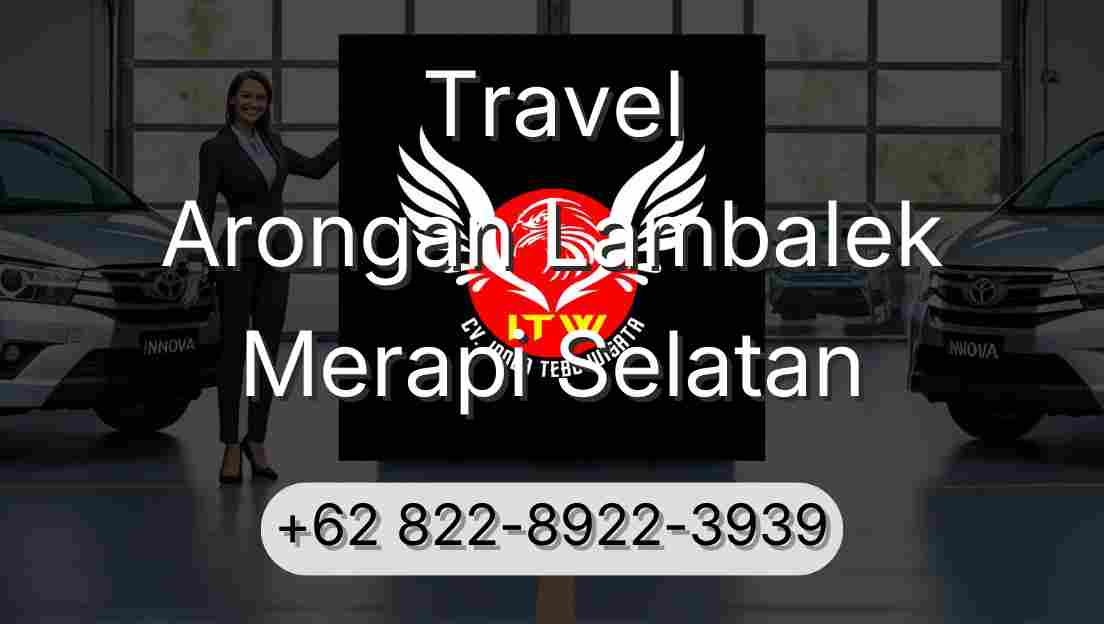 Travel Arongan Lambalek Merapi Selatan
