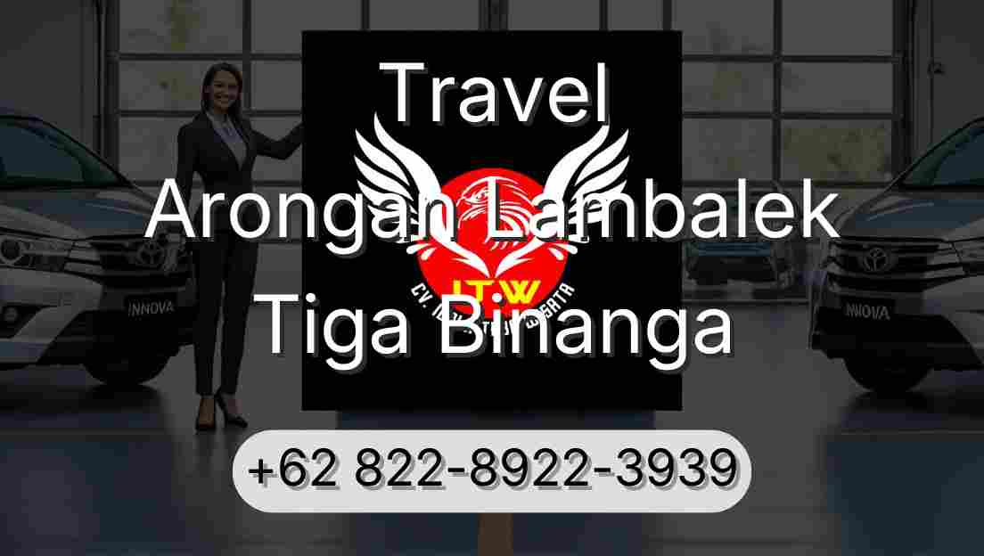 Travel Arongan Lambalek Tiga Binanga