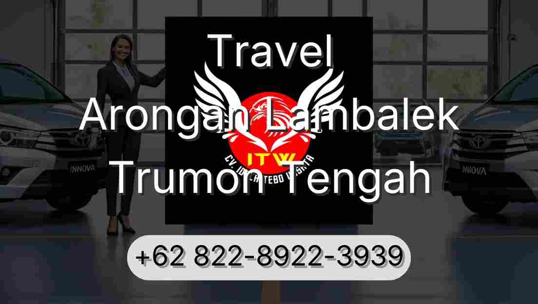 Travel Arongan Lambalek Trumon Tengah