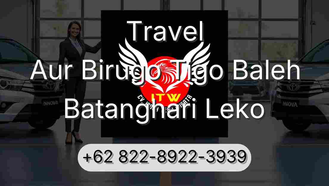 Travel Aur Birugo Tigo Baleh Batanghari Leko