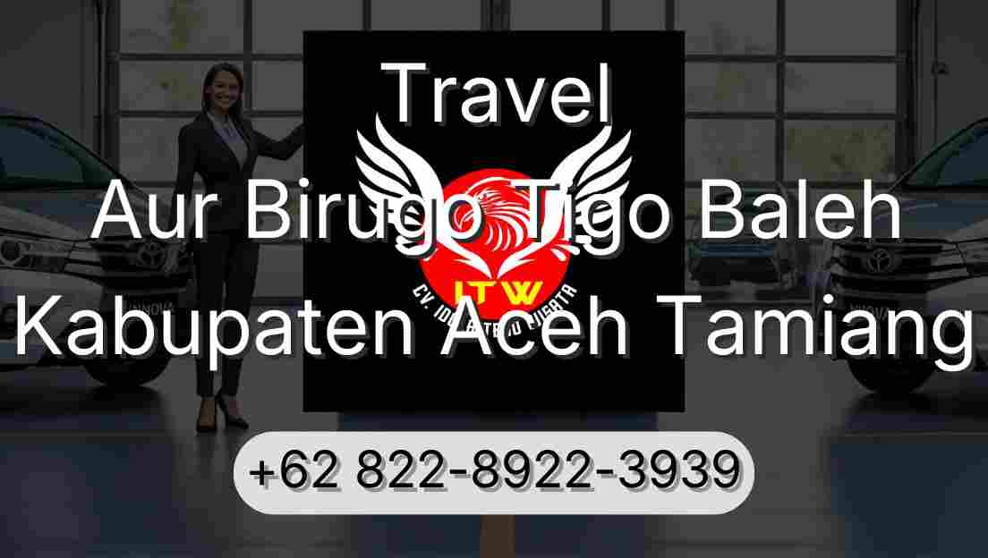 Travel Aur Birugo Tigo Baleh Kabupaten Aceh Tamiang