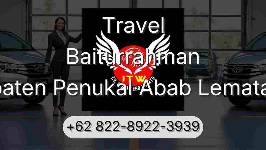 Travel Baiturrahman Kabupaten Penukal Abab Lematang Ilir