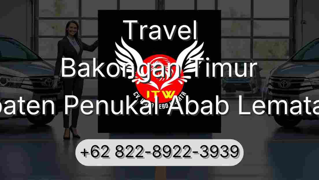 Travel Bakongan Timur Kabupaten Penukal Abab Lematang Ilir