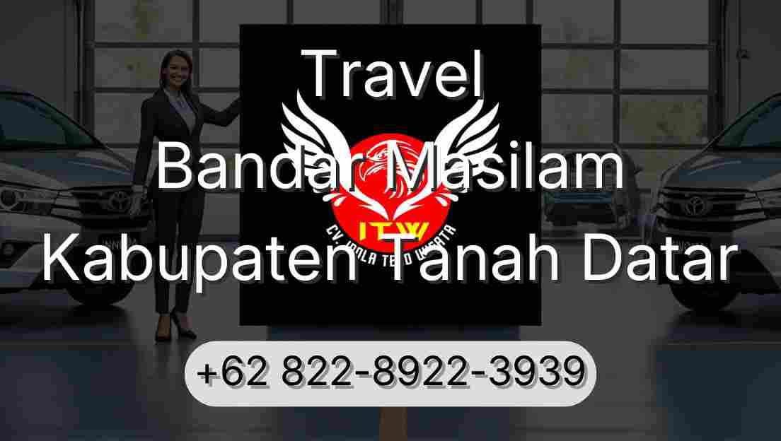 Travel Bandar Masilam Kabupaten Tanah Datar