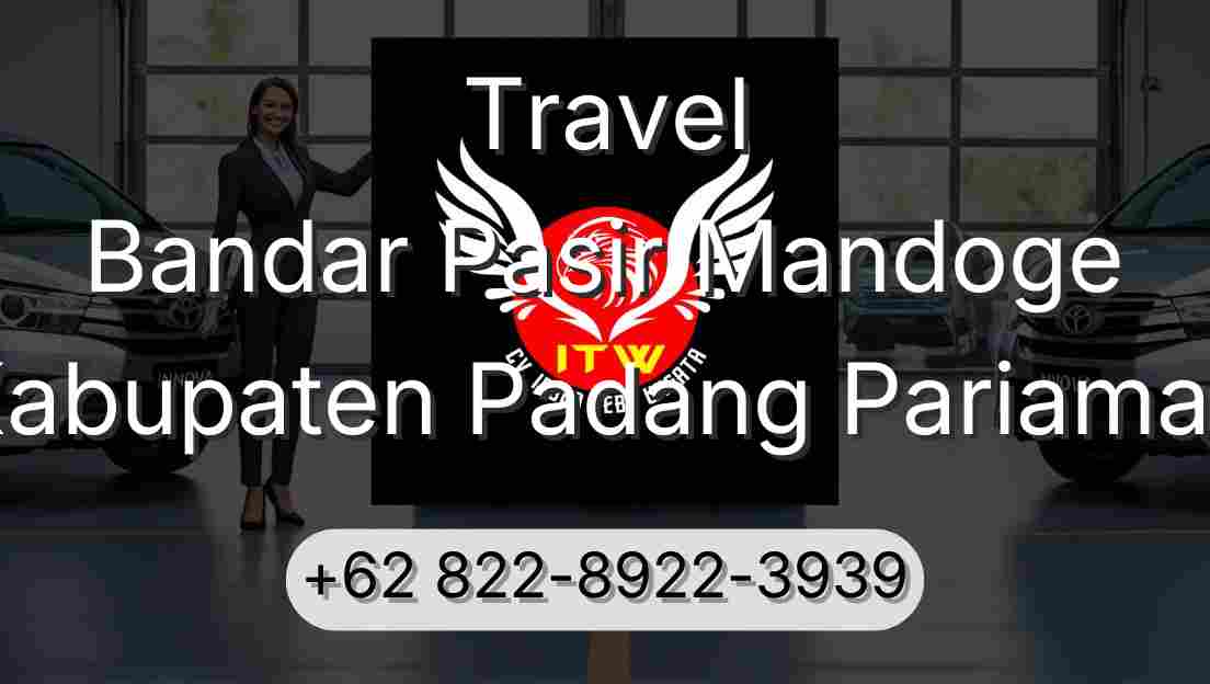 Travel Bandar Pasir Mandoge Kabupaten Padang Pariaman