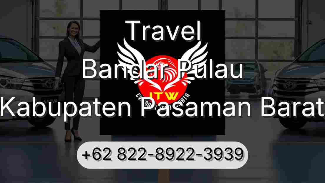 Travel Bandar Pulau Kabupaten Pasaman Barat