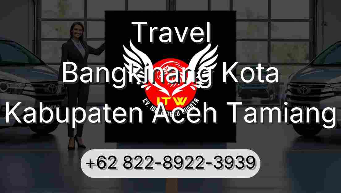 Travel Bangkinang Kota Kabupaten Aceh Tamiang