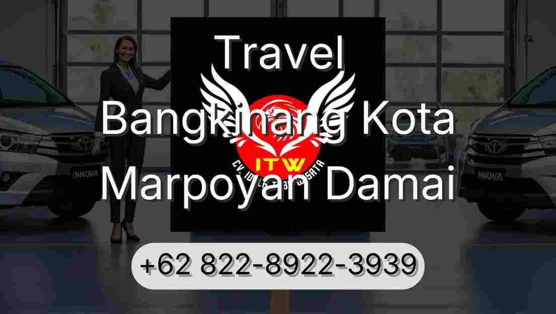 Travel Bangkinang Kota Marpoyan Damai