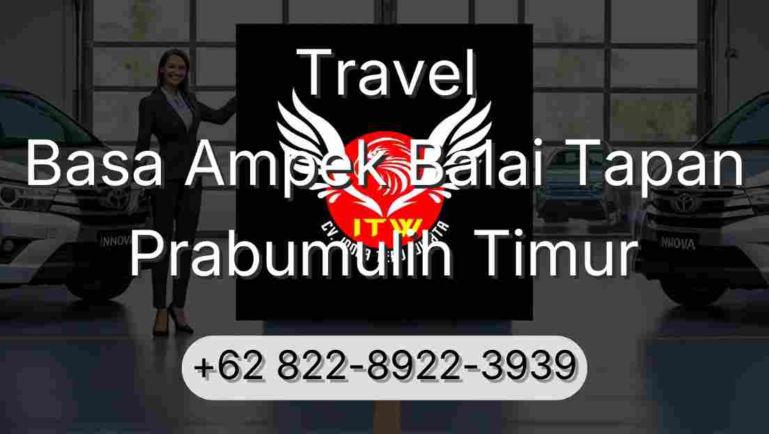 Travel Basa Ampek Balai Tapan Prabumulih Timur