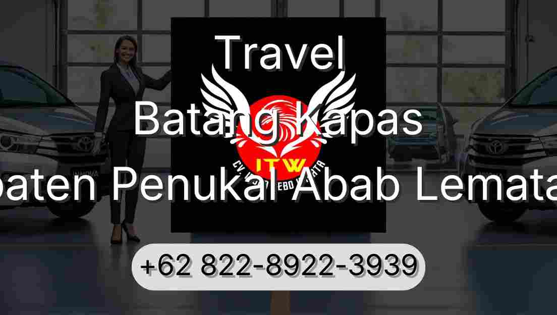 Travel Batang Kapas Kabupaten Penukal Abab Lematang Ilir