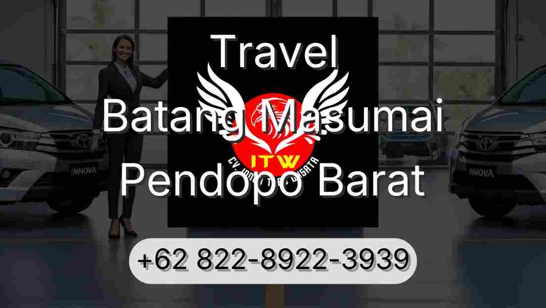 Travel Batang Masumai Pendopo Barat