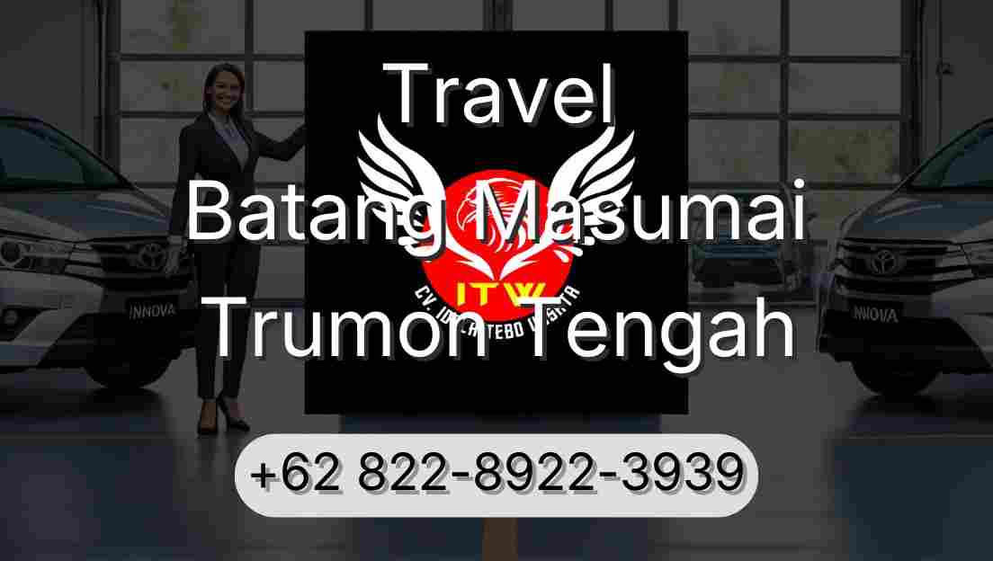 Travel Batang Masumai Trumon Tengah