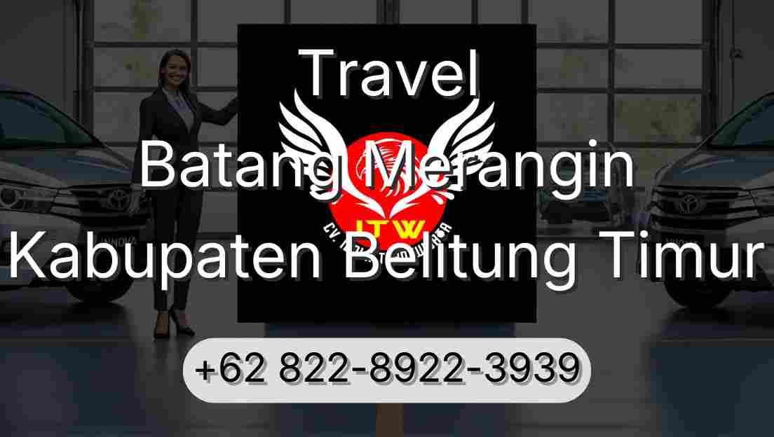 Travel Batang Merangin Kabupaten Belitung Timur