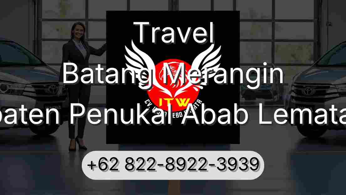 Travel Batang Merangin Kabupaten Penukal Abab Lematang Ilir