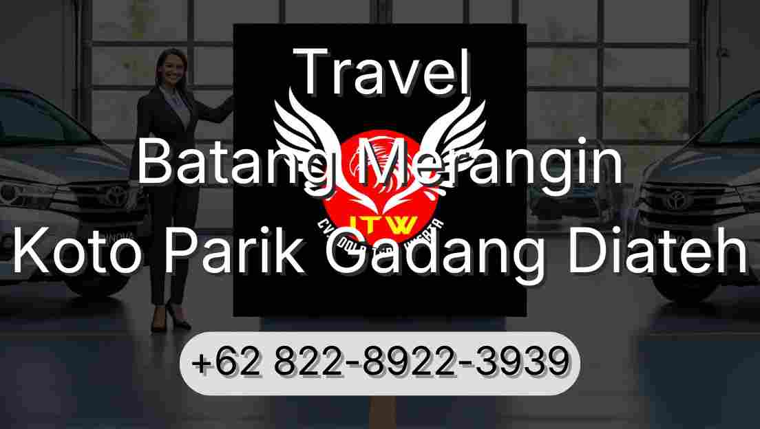 Travel Batang Merangin Koto Parik Gadang Diateh