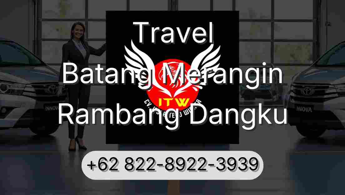 Travel Batang Merangin Rambang Dangku