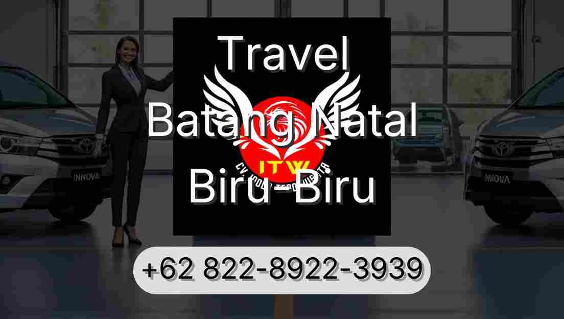 Travel Batang Natal Biru-Biru