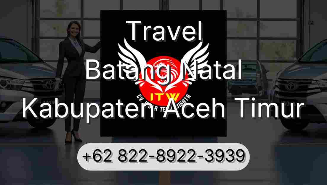 Travel Batang Natal Kabupaten Aceh Timur