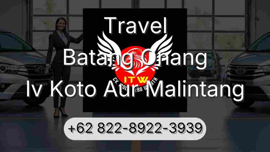 Travel Batang Onang Iv Koto Aur Malintang