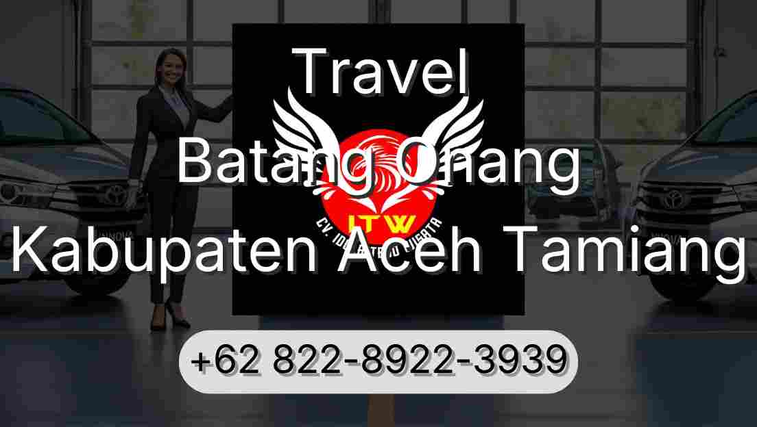 Travel Batang Onang Kabupaten Aceh Tamiang