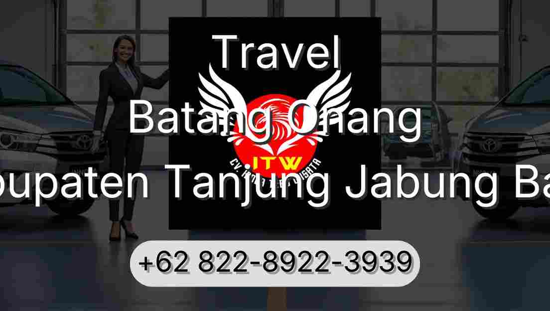 Travel Batang Onang Kabupaten Tanjung Jabung Barat