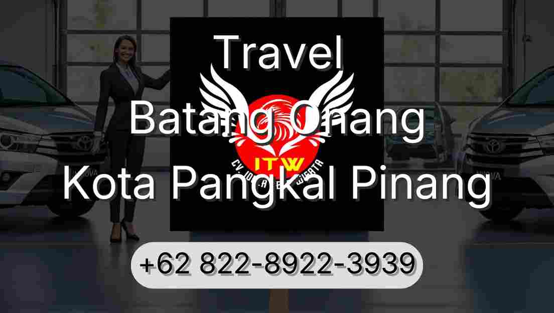 Travel Batang Onang Kota Pangkal Pinang