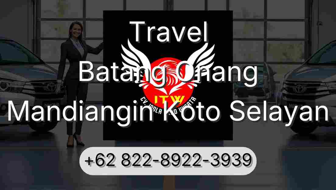 Travel Batang Onang Mandiangin Koto Selayan