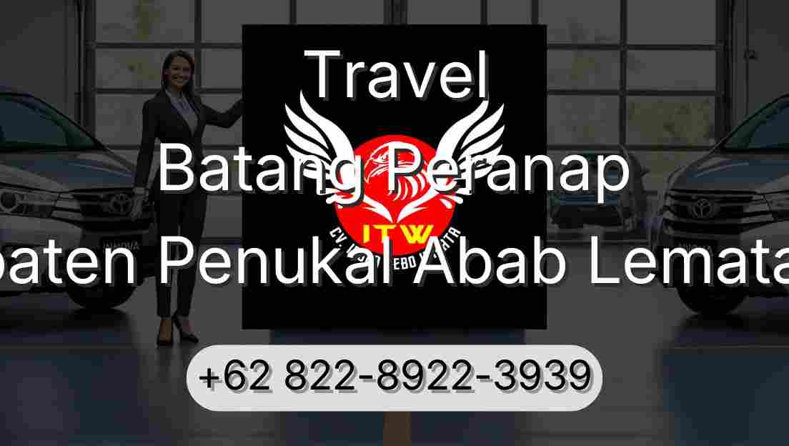 Travel Batang Peranap Kabupaten Penukal Abab Lematang Ilir