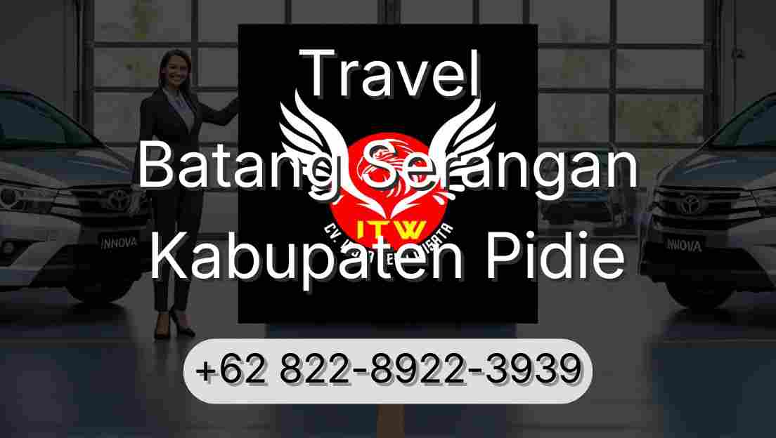 Travel Batang Serangan Kabupaten Pidie