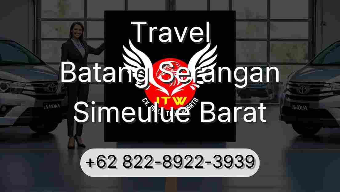Travel Batang Serangan Simeulue Barat