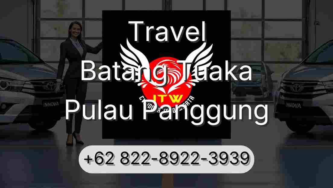 Travel Batang Tuaka Pulau Panggung