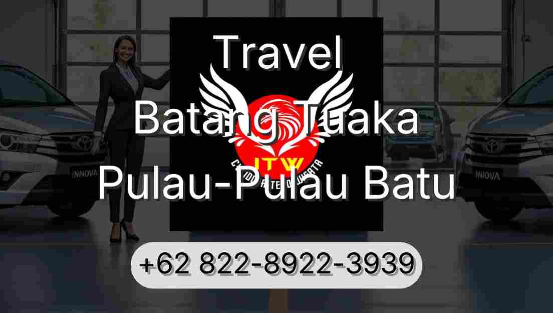 Travel Batang Tuaka Pulau-Pulau Batu