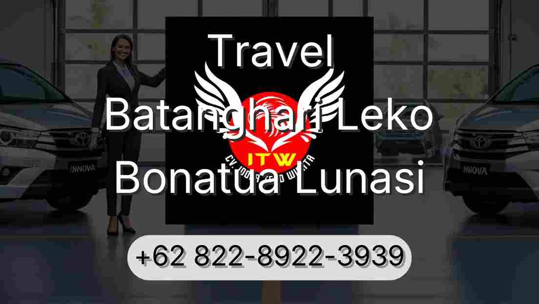Travel Batanghari Leko Bonatua Lunasi