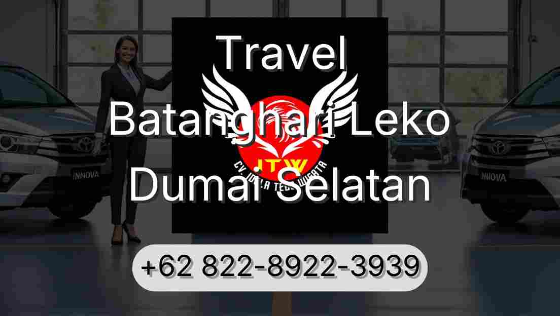 Travel Batanghari Leko Dumai Selatan