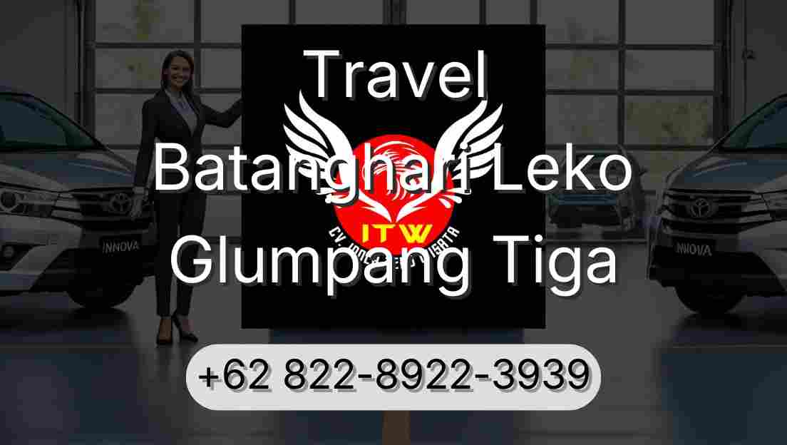 Travel Batanghari Leko Glumpang Tiga
