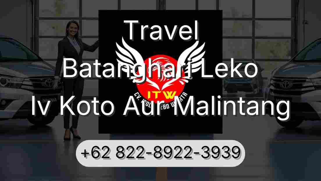 Travel Batanghari Leko Iv Koto Aur Malintang