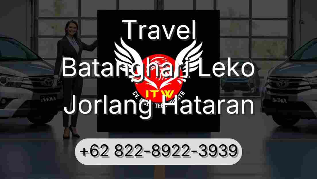 Travel Batanghari Leko Jorlang Hataran