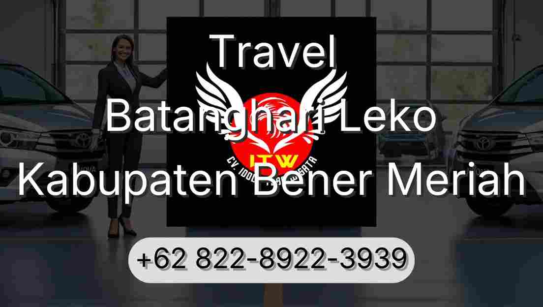 Travel Batanghari Leko Kabupaten Bener Meriah