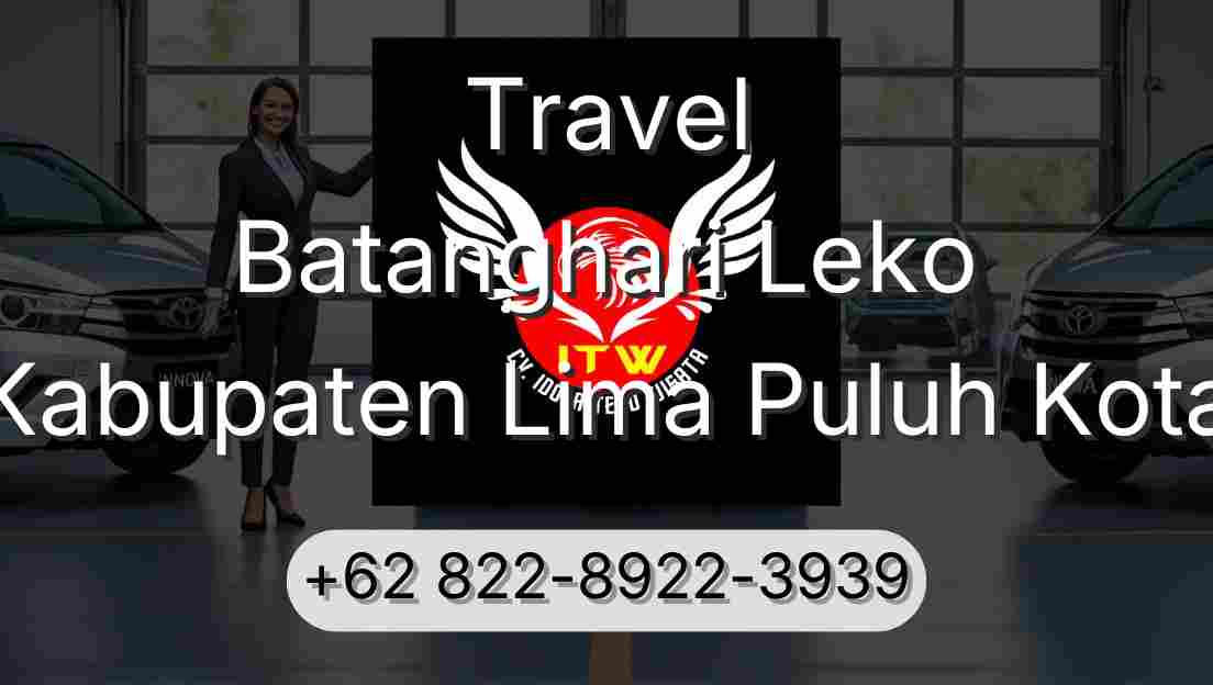 Travel Batanghari Leko Kabupaten Lima Puluh Kota